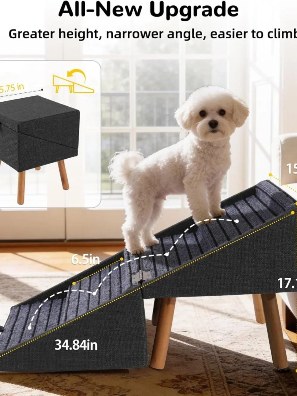 Dogs 2-in-1 Pet Steps & Ottoman